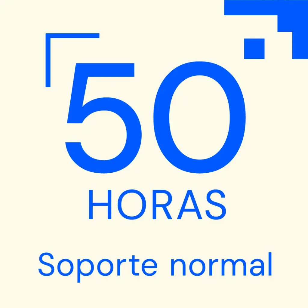 PACK 50 HORAS SOPORTE NORMAL